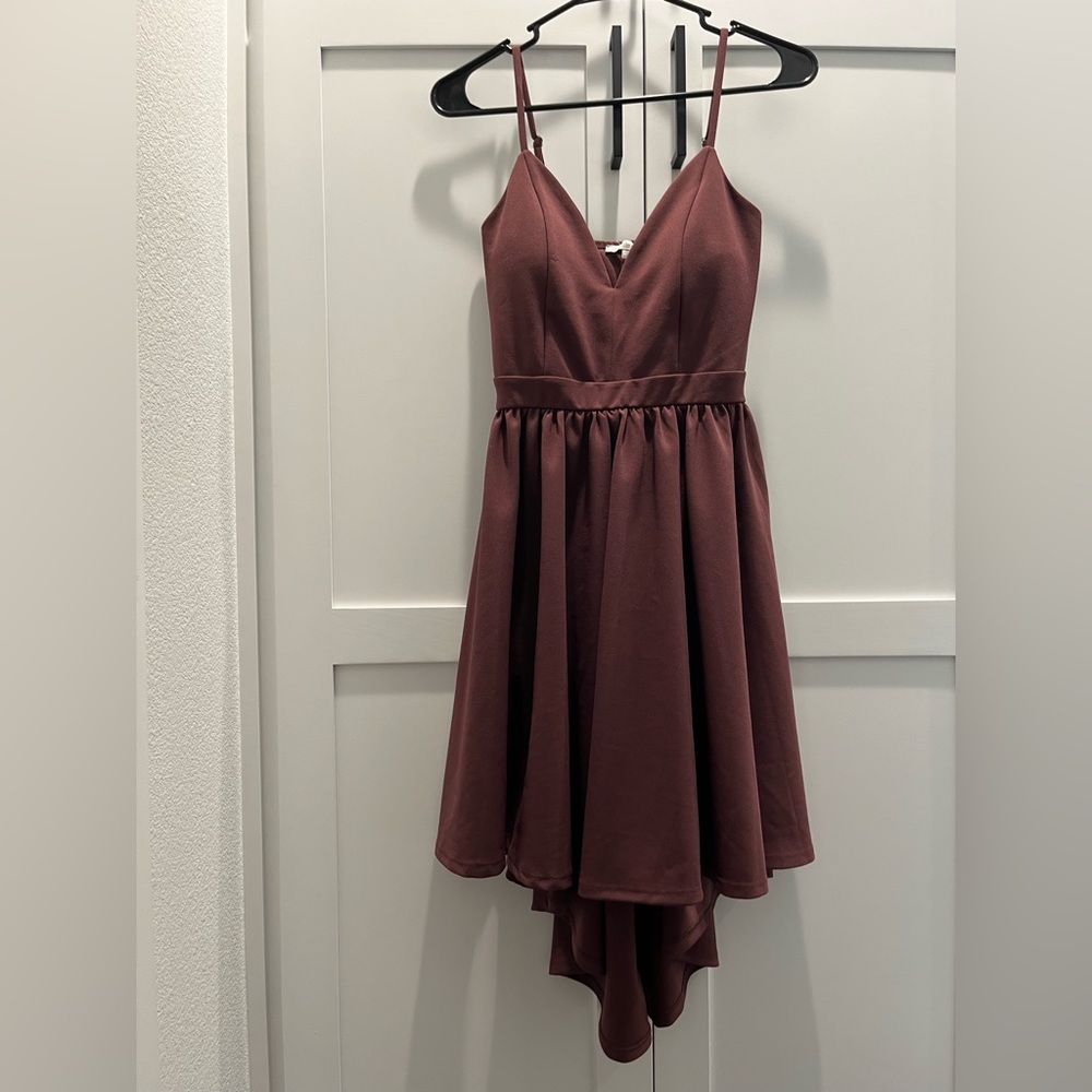Mauve Charlotte Rouse High Low dress